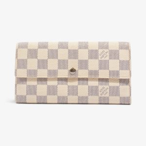 Louis Vuitton Sarah Wallet Damier Azur Coated Canvas