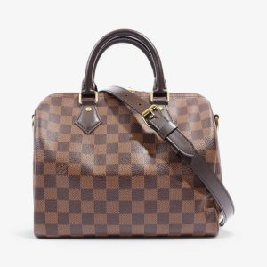 Louis Vuitton Speedy Bandouliere Damier Ebene Coated Canvas 25