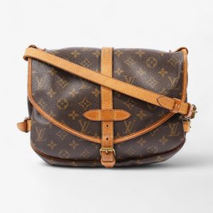 Louis Vuitton Saumur 30 Monogram Coated Canvas