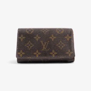 Louis Vuitton Portefeuil-Trésor Compact Wallet Monogram Coated Canvas