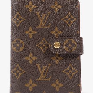 Louis Vuitton Porte Papier Zip Monogram Coated Canvas