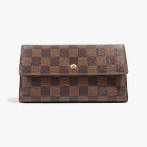 Louis Vuitton Sarah Wallet Damier Ebene Coated Canvas