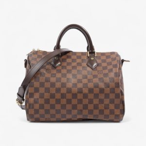 Louis Vuitton Speedy Bandouliere Damier Ebene Coated Canvas 30