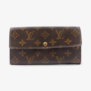 Louis Vuitton Sarah Wallet Monogram Coated Canvas