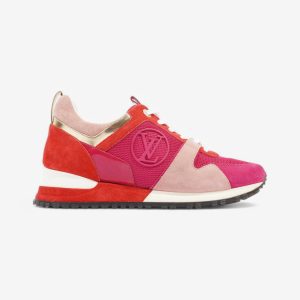 Louis Vuitton Run Away Pink / Red / White Mesh EU 37.5 UK 4.5