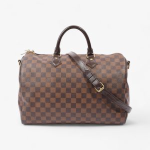 Louis Vuitton Speedy BandouliÃ¨re 35 Damier Ebene Coated Canvas