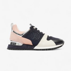Louis Vuitton Run Away Navy / Beige / Pink Suede EU 40 UK 7
