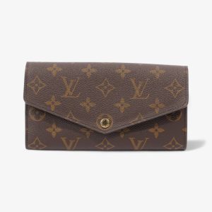 Louis Vuitton Sarah Wallet Monogram / Gold Canvas