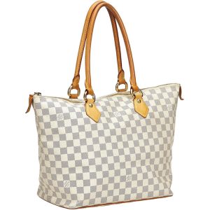 Louis Vuitton Saleya MM Damier Azur Handbag
