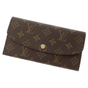 LOUIS VUITTON Portefeuille Emilie FuchsiaM60697 Monogram