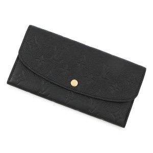 LOUIS VUITTON Portefeuille Emilie BeigeM62369 Monogram Empreinte Leather