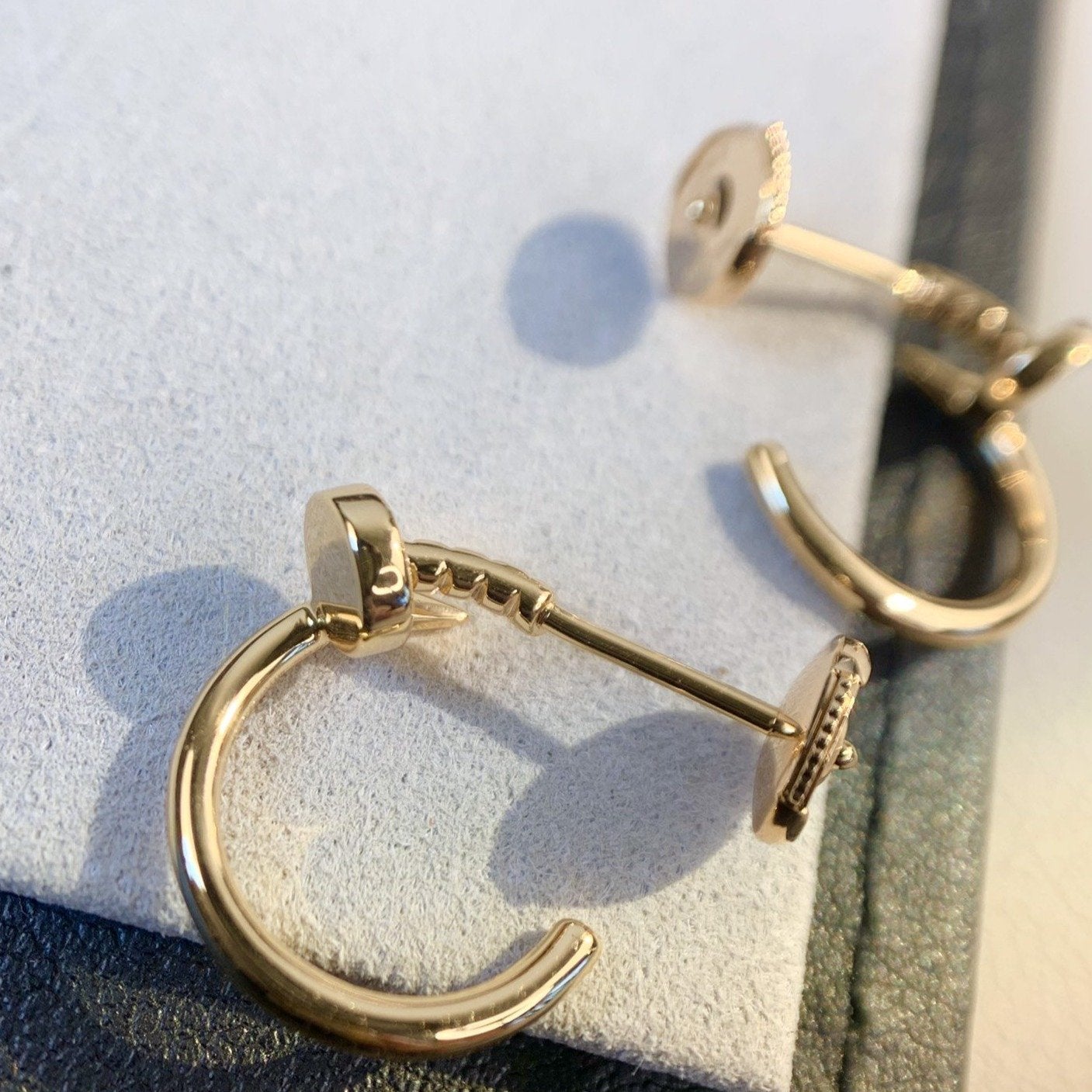 Cartier JUSTE EARRINGS PINK GOLD - Image 5