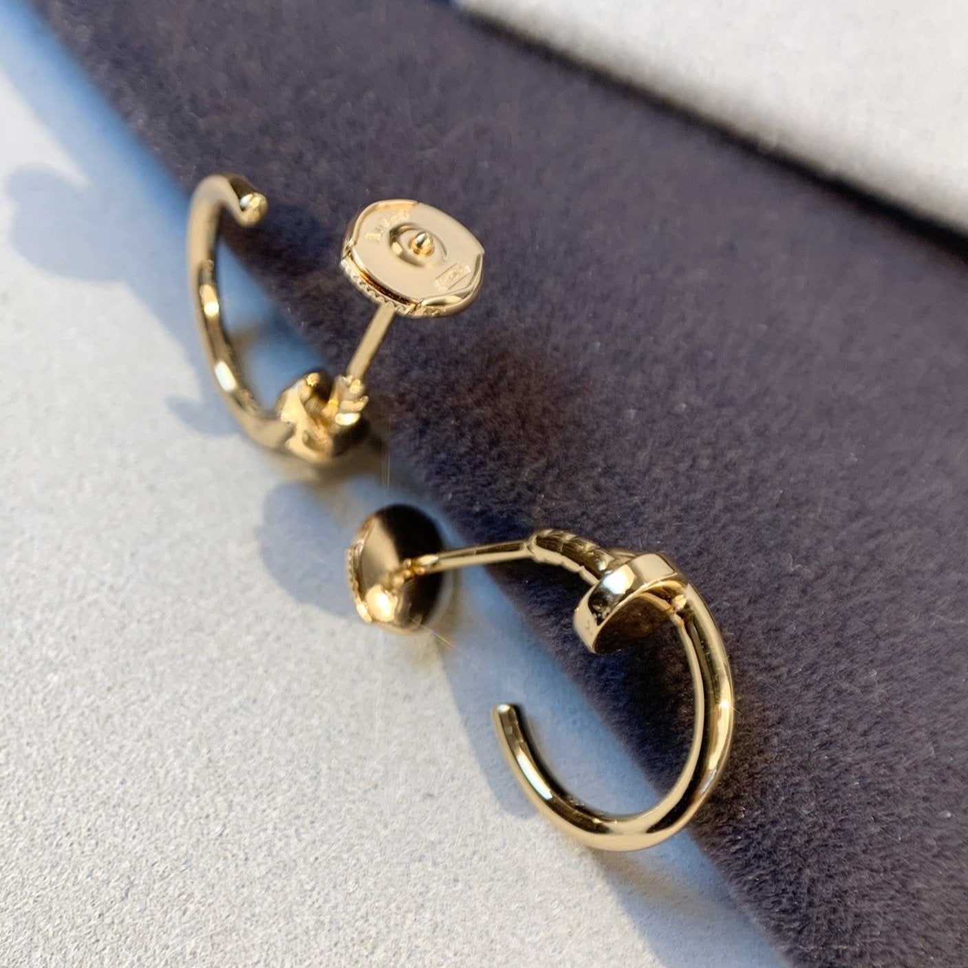 Cartier JUSTE EARRINGS PINK GOLD - Image 7