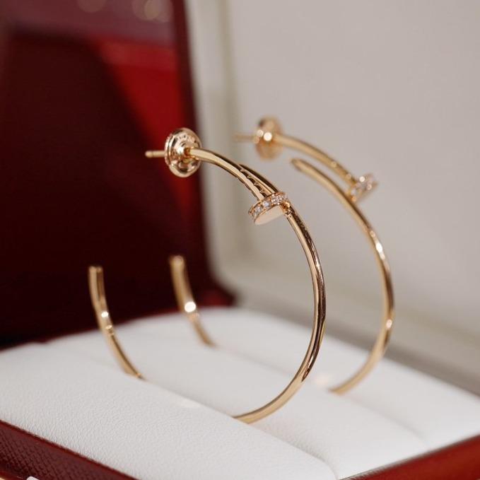 Cartier JUSTE EARRINGS DIAMONDS 1.8MM - Image 3