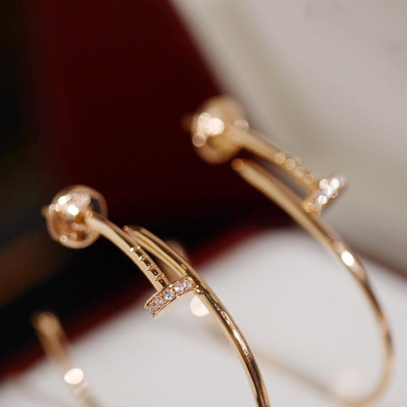 Cartier JUSTE EARRINGS DIAMONDS 1.8MM - Image 8