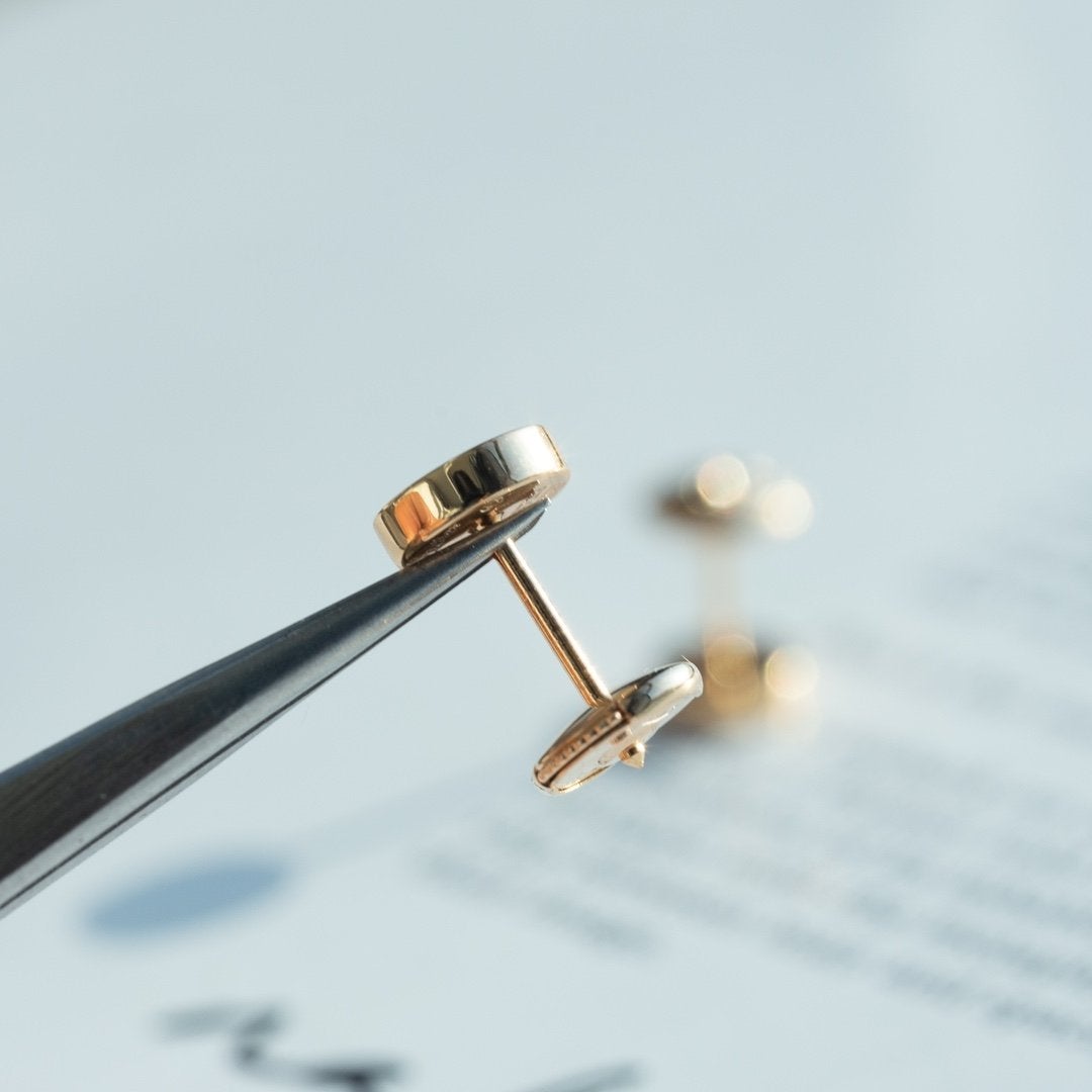 Cartier LOVE EARRINGS PINK GOLD 10MM - Image 9