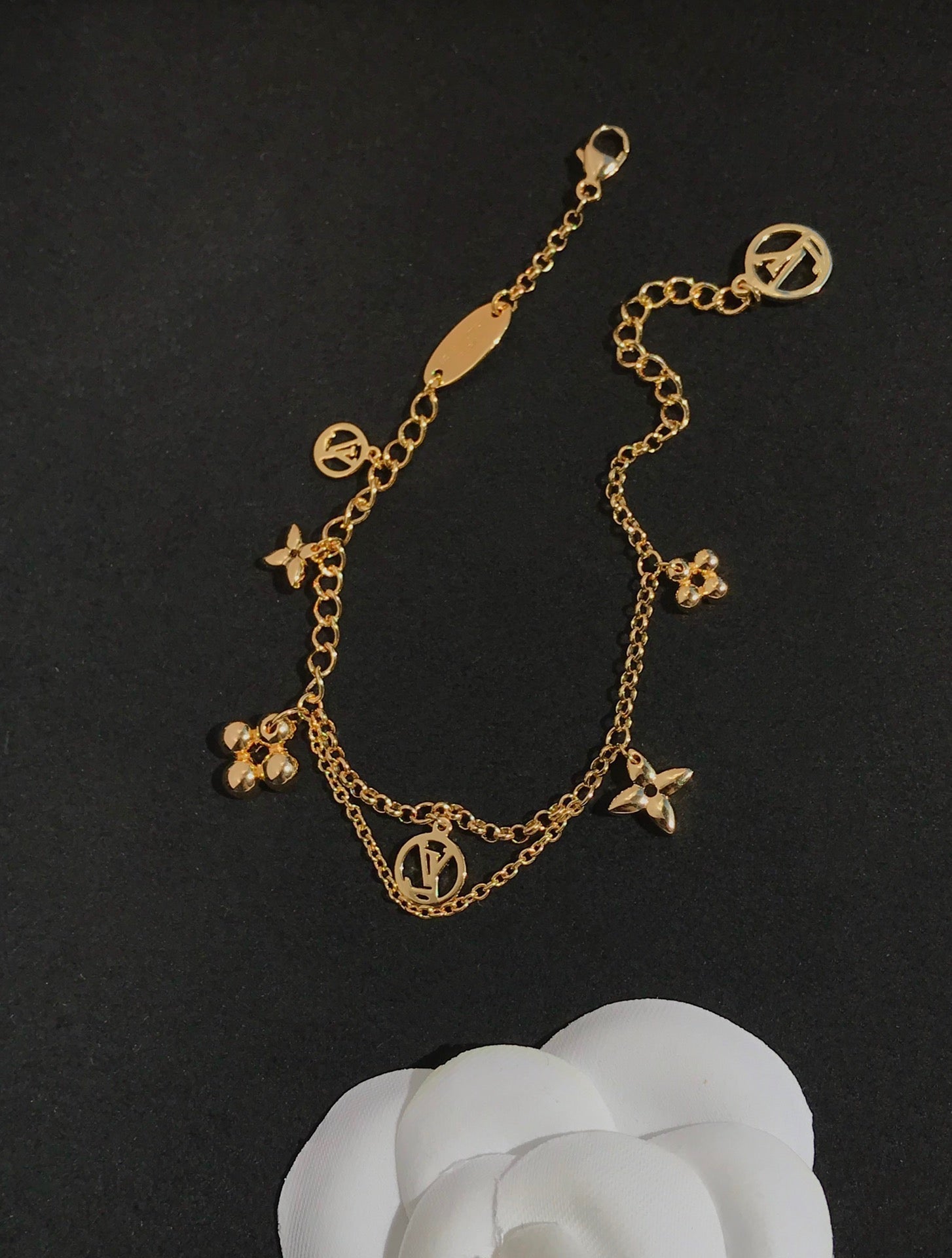 Louis Vuitton BLOOMING PINK GOLD MOP BRACELET - Image 4