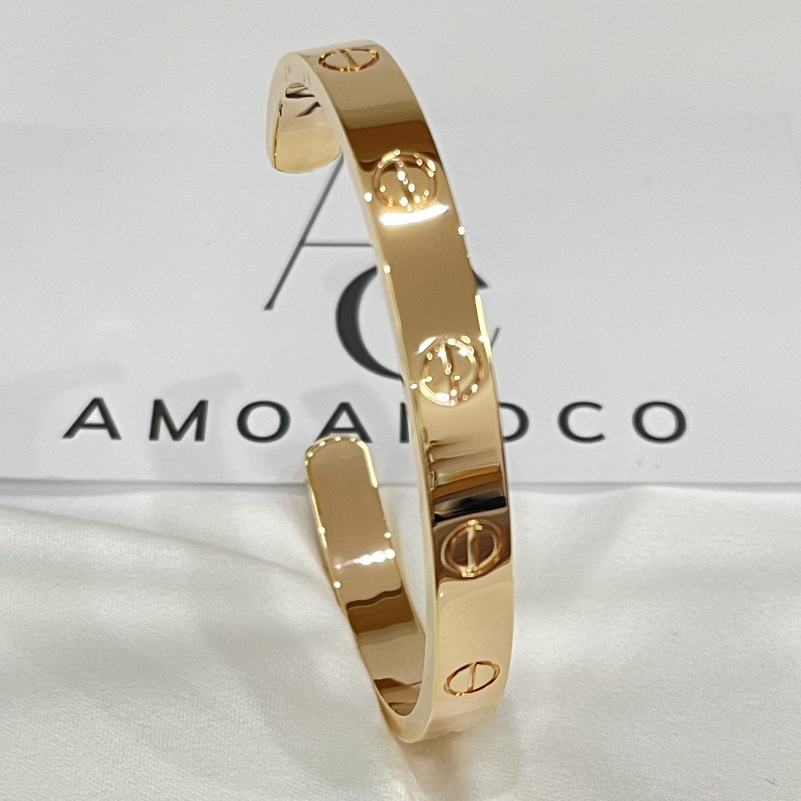 Cartier LOVE BRACELET 6.1MM OPEN CUFF - Image 3