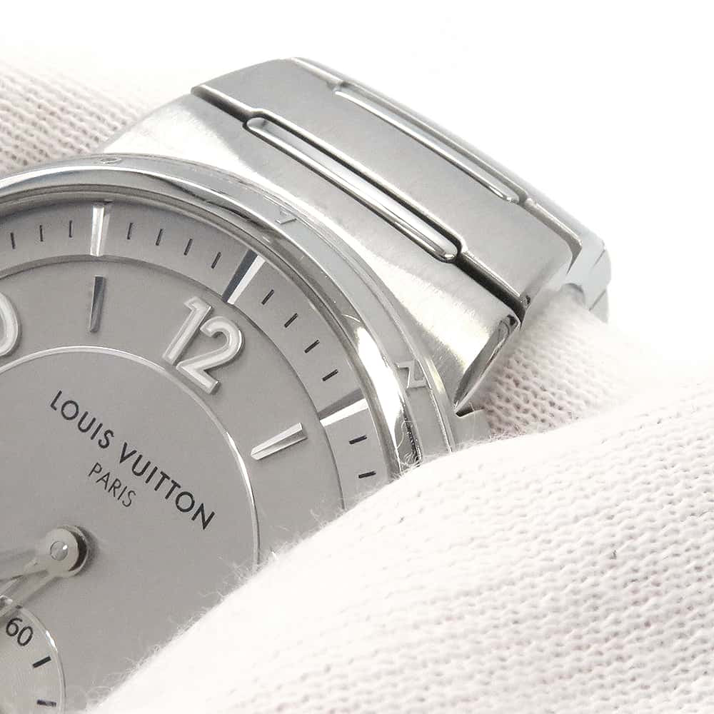 LOUIS VUITTON Tambour Automatic Steel W40mm Stainless Steel Gray DialW1ST10 - Image 4