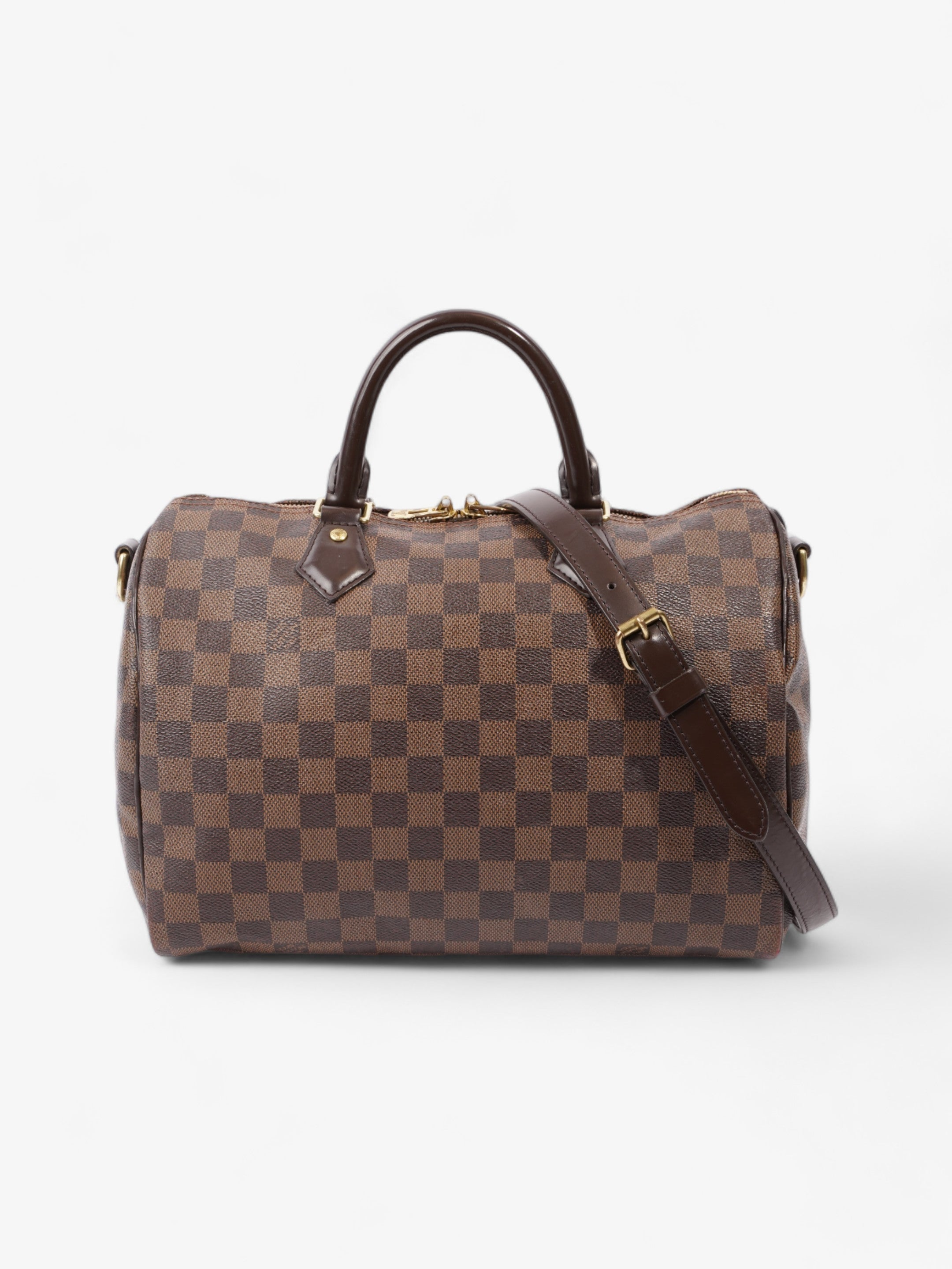 Louis Vuitton Speedy Bandoulière 30 Damier Ebene Coated Canvas