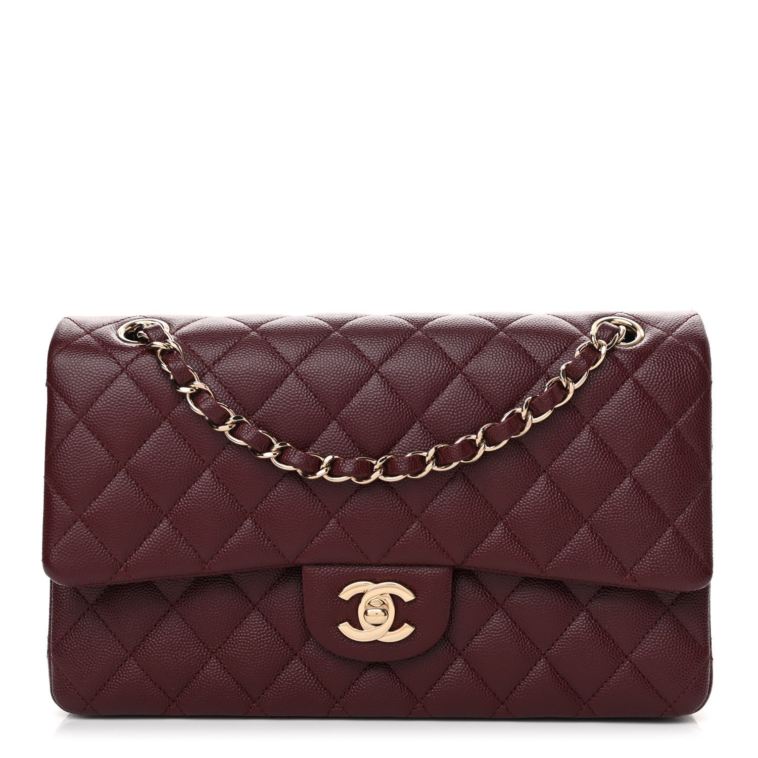 CHANEL CAVIAR QUILTED MEDIUM DOUBLE FLAP BAG