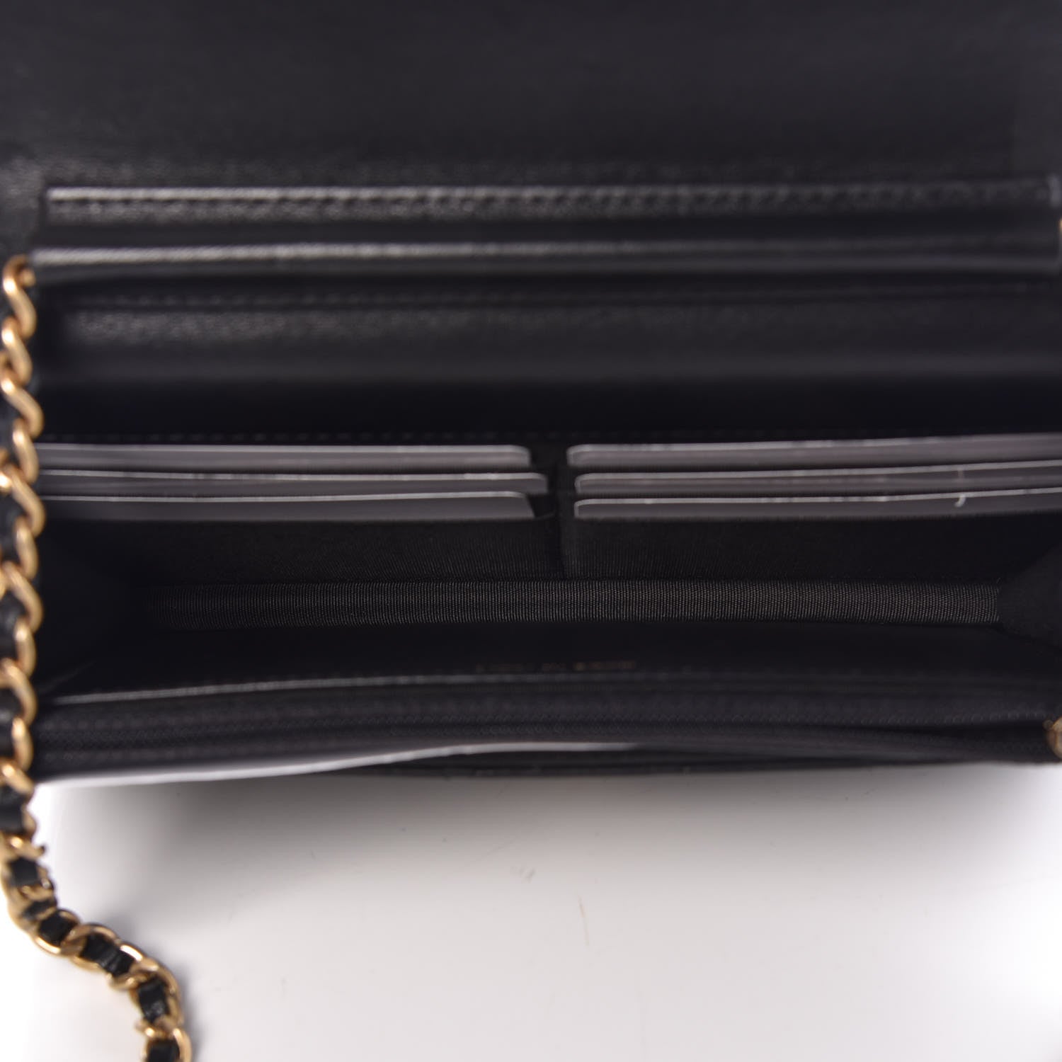 CHANEL QUILTED LAMBSKIN ALL ABOUT CHANEL WALLET ON A CHAIN - Image 3
