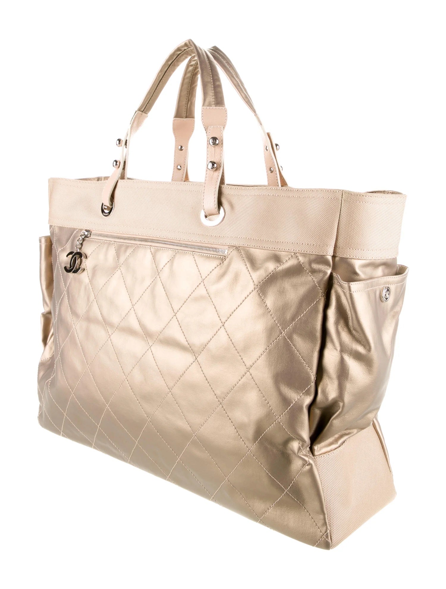 CHANEL PARIS BIARRITZ QUILTED XL TOTE BAG - Image 2