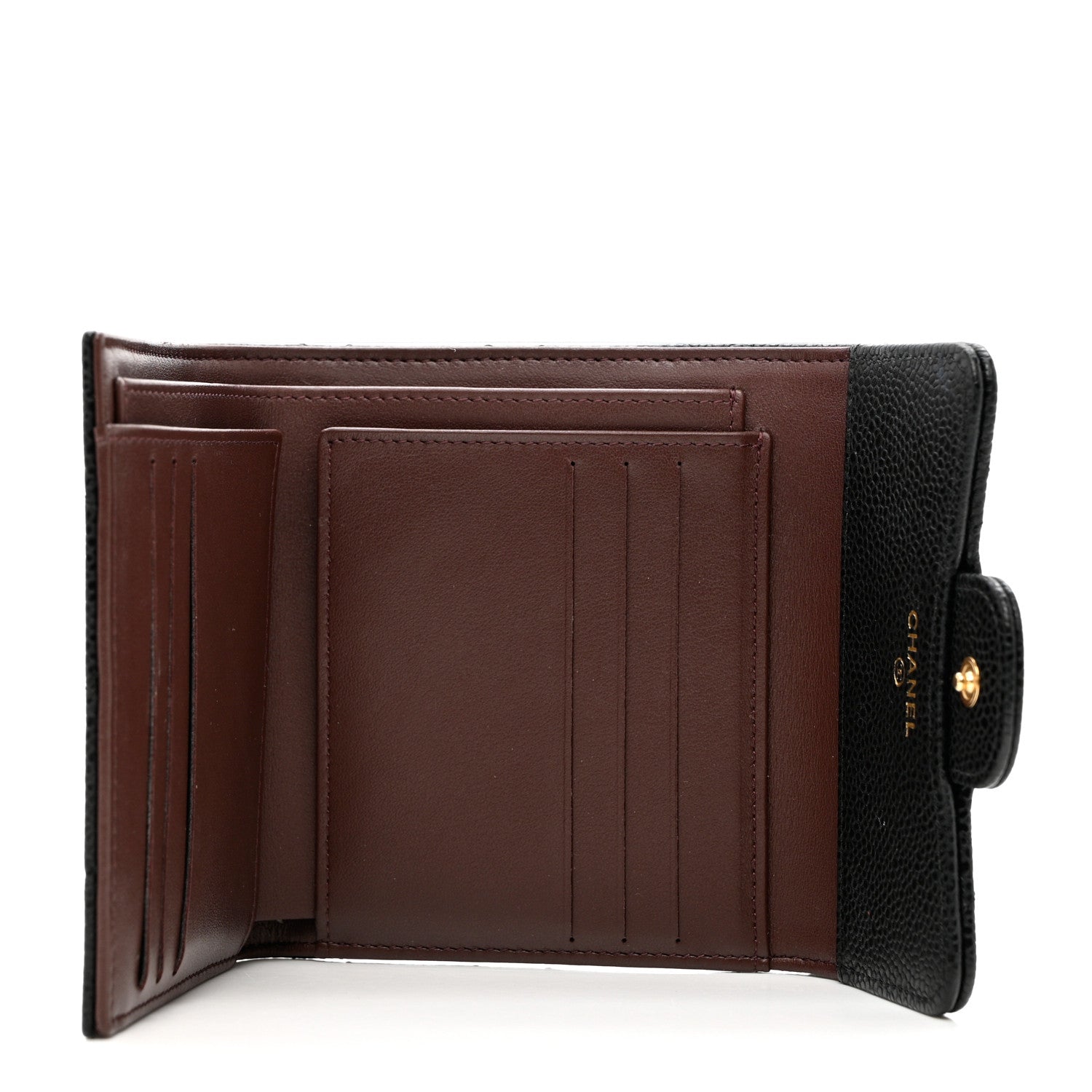 CHANEL CAVIAR QUILTED CC CLASSIC TRI-FOLD WALLET - Image 3