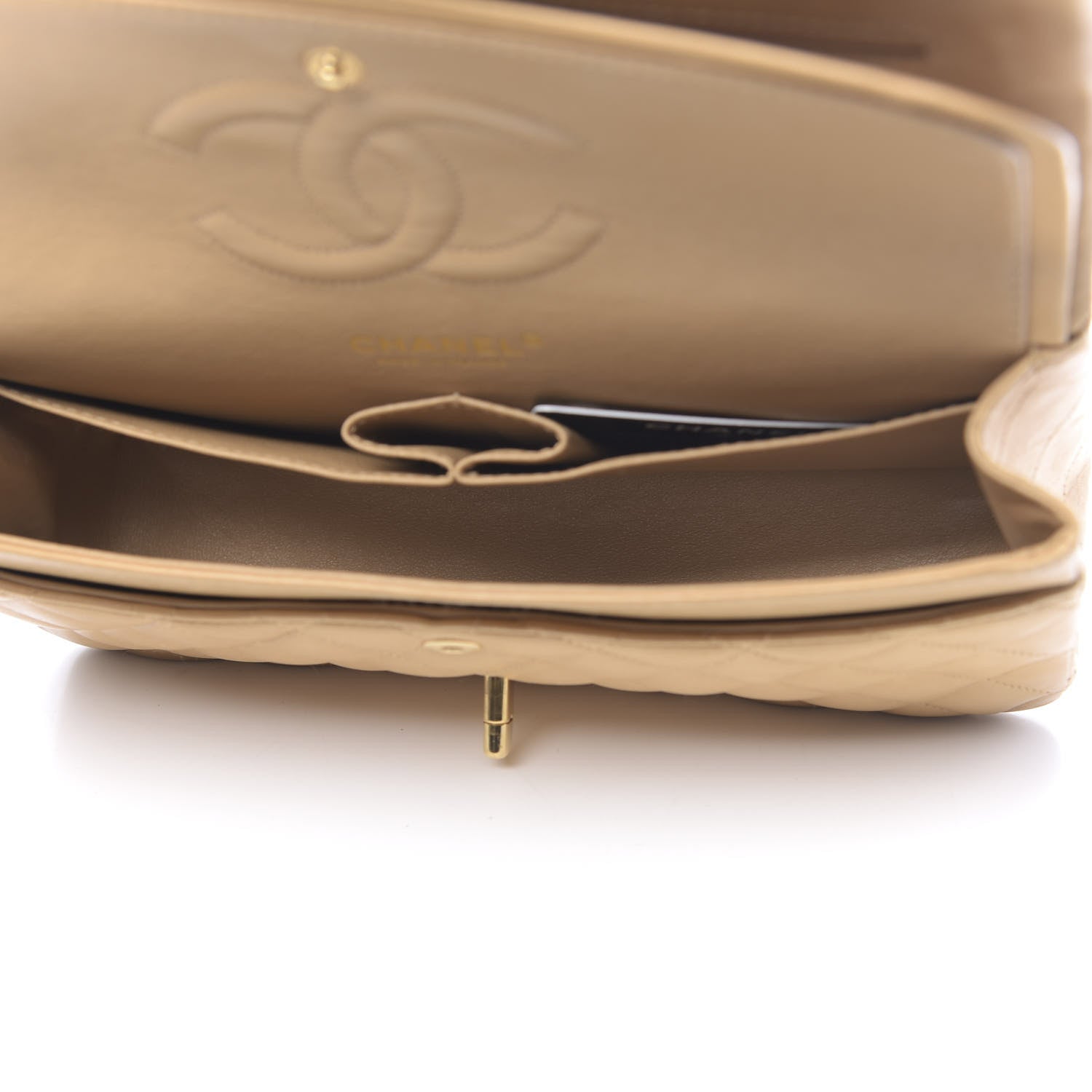 CHANEL QUILTED CALFSKIN CLASSIC DOUBLE FLAP MEDIUM SHOULDER BAG - Image 4