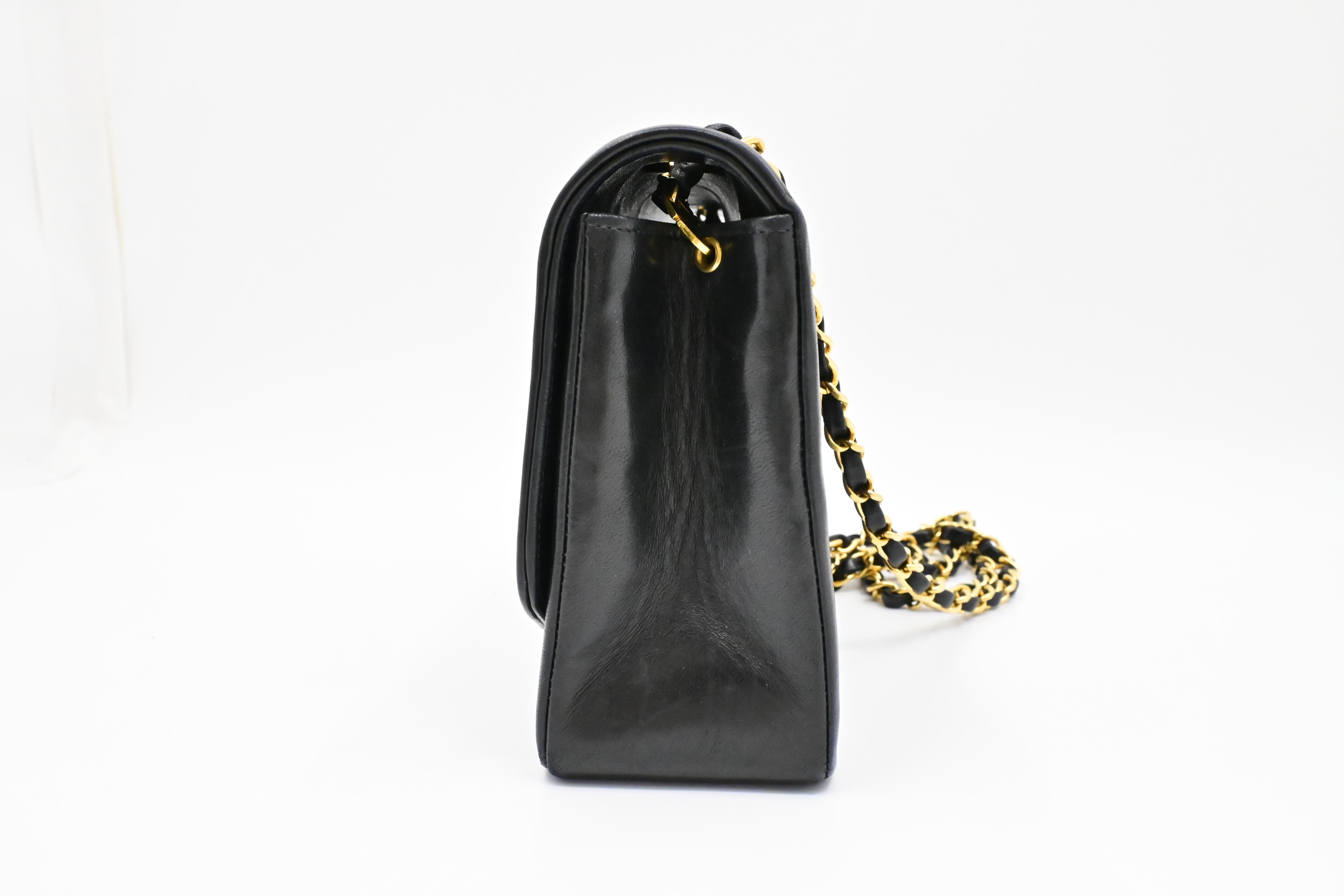 Chanel Medium Diana in Black Leather - Image 3