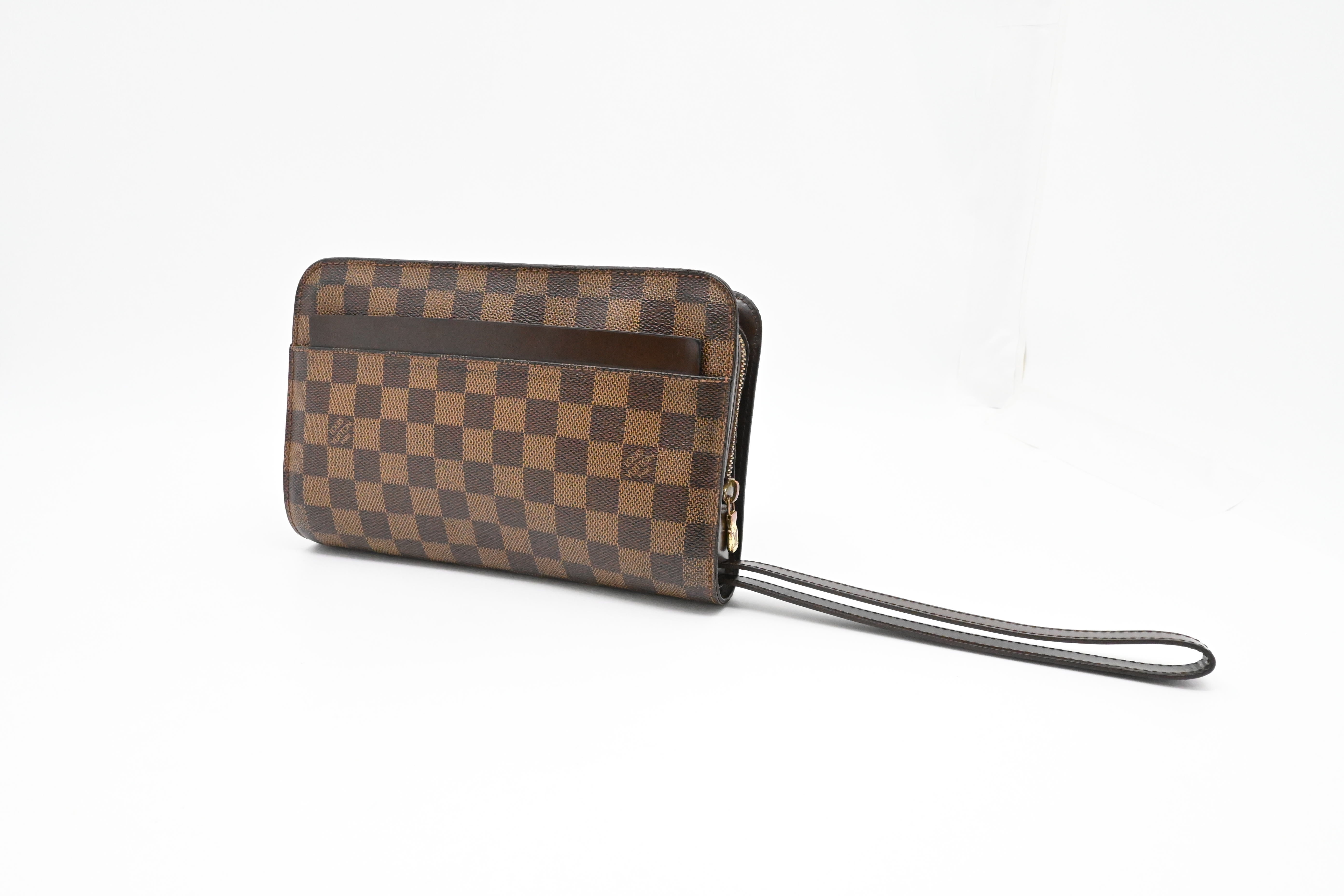 Louis Vuitton Saint Louis Pochette in Damier Ebene Canvas