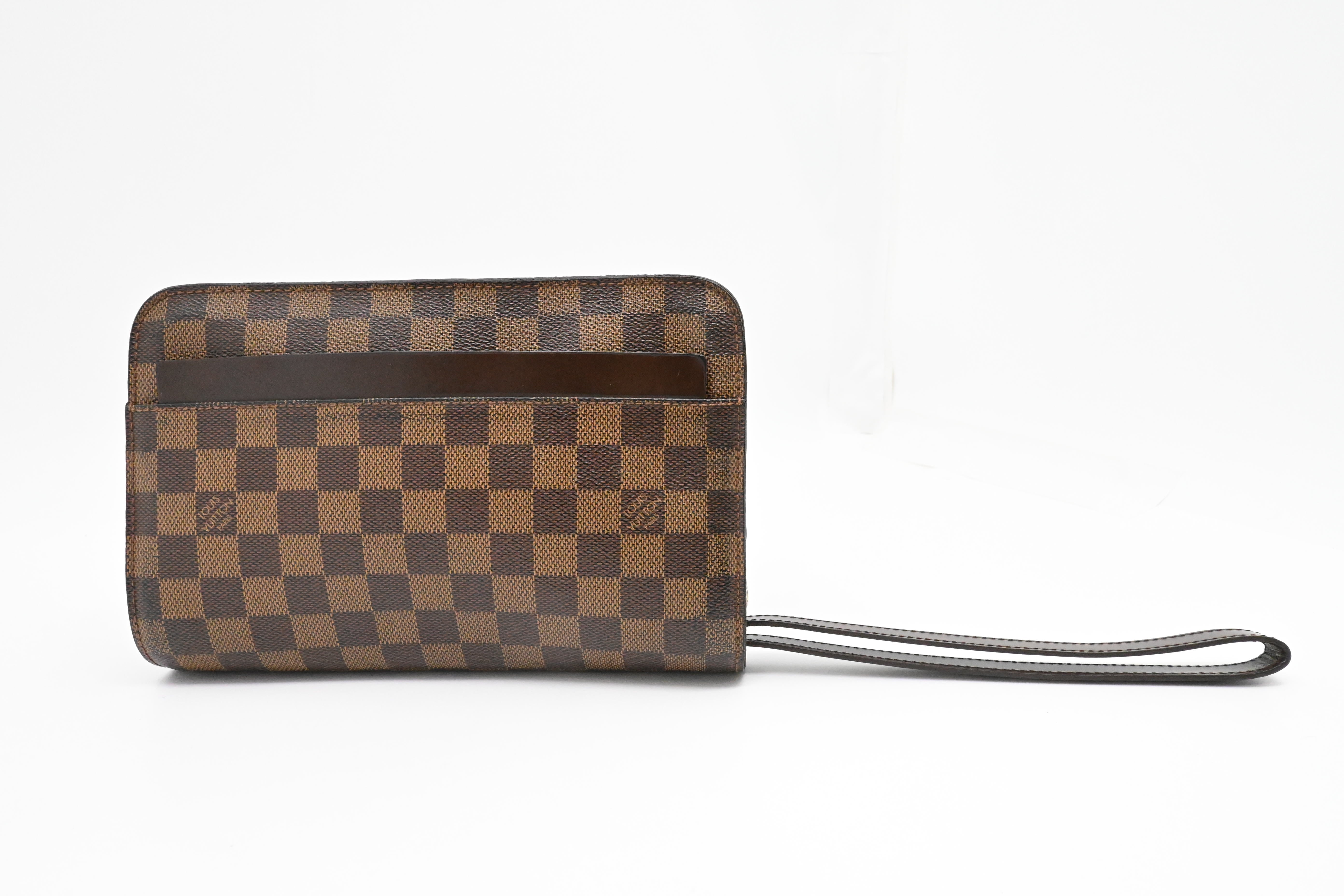 Louis Vuitton Saint Louis Pochette in Damier Ebene Canvas - Image 2