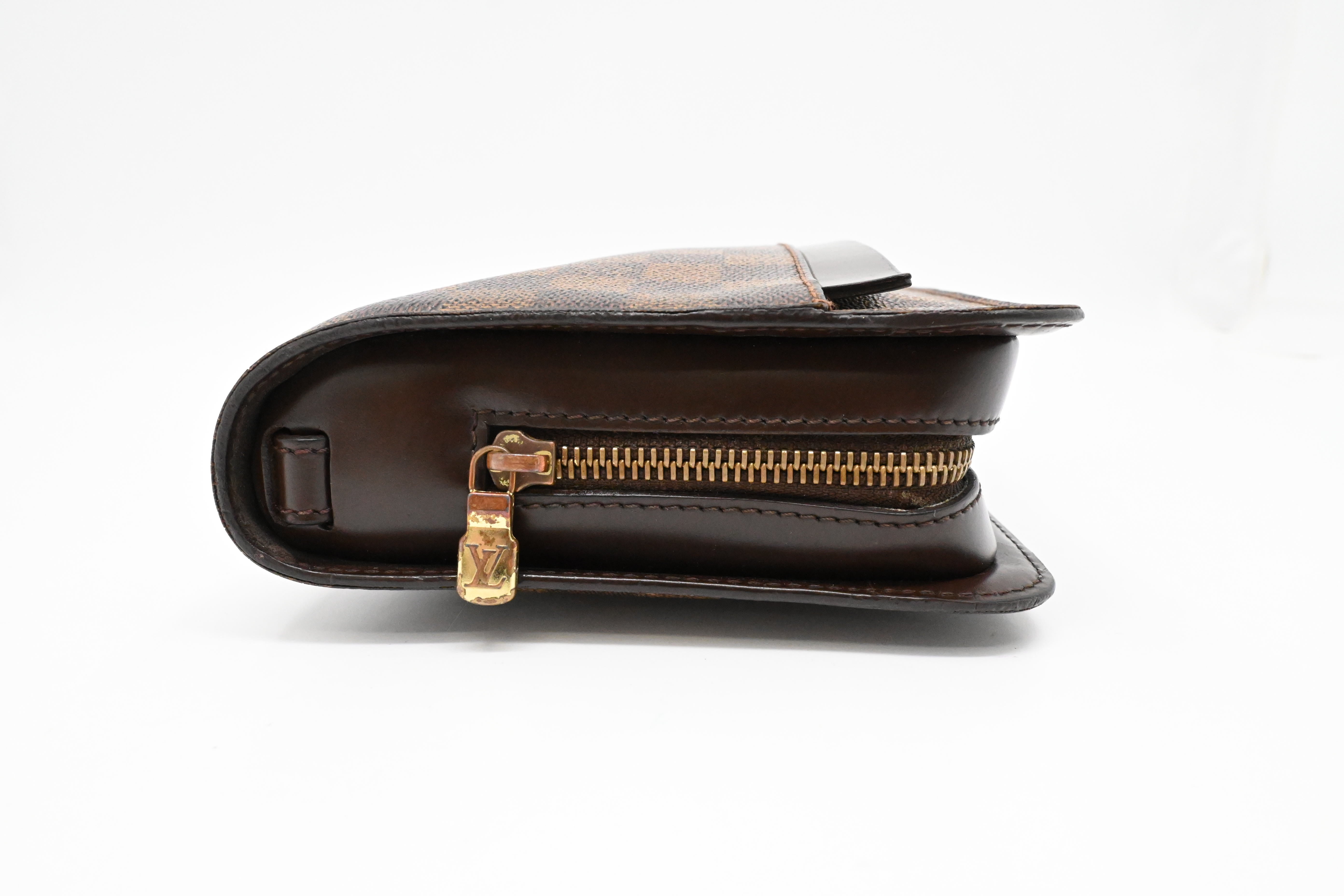 Louis Vuitton Saint Louis Pochette in Damier Ebene Canvas - Image 4