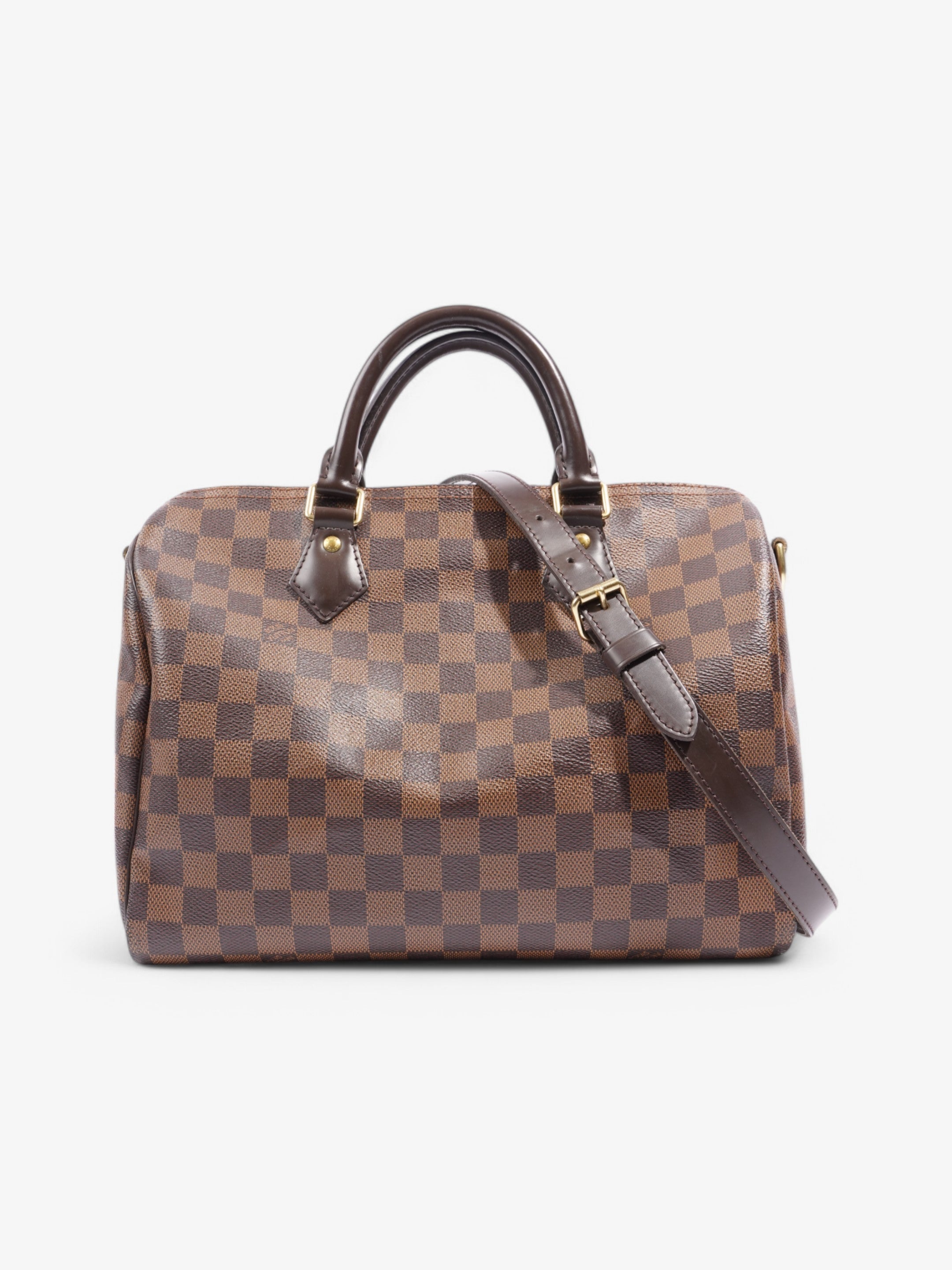 Louis Vuitton Speedy Bandouliere Damier Ebene Coated Canvas 30