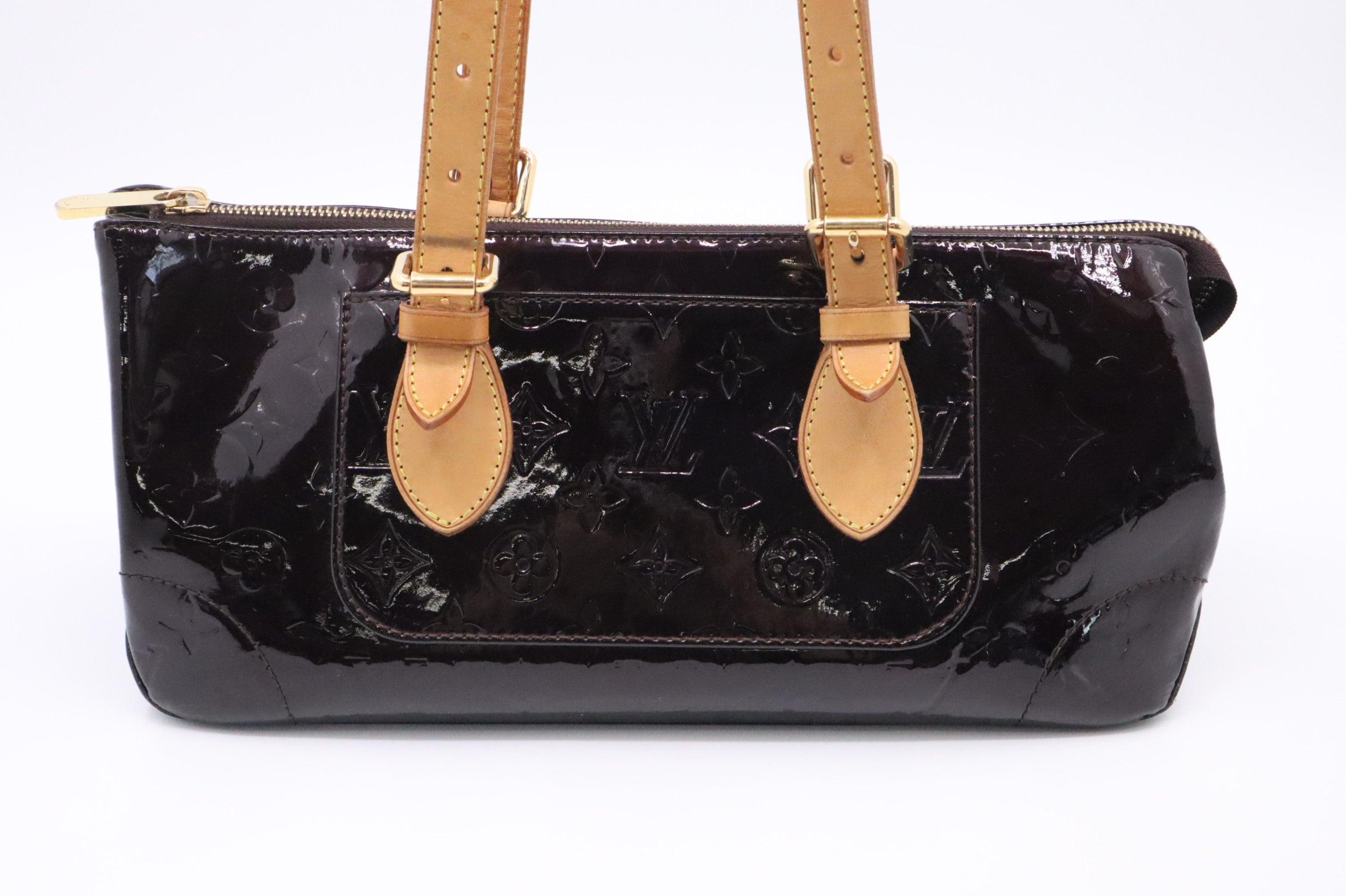 Louis Vuitton Rosewood Avenue in Amarante Vernis Leather - Image 4